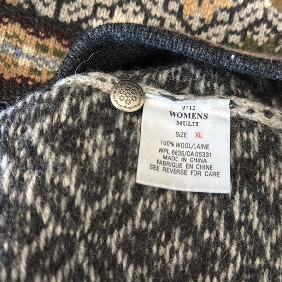 Woolrich Women’s Wool Cardigan size XL EUC - Picture 7 of 8